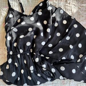 Black and White Polka Dot Dress